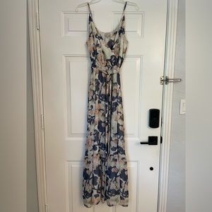 Loft Floral Maxi Dress | Size M